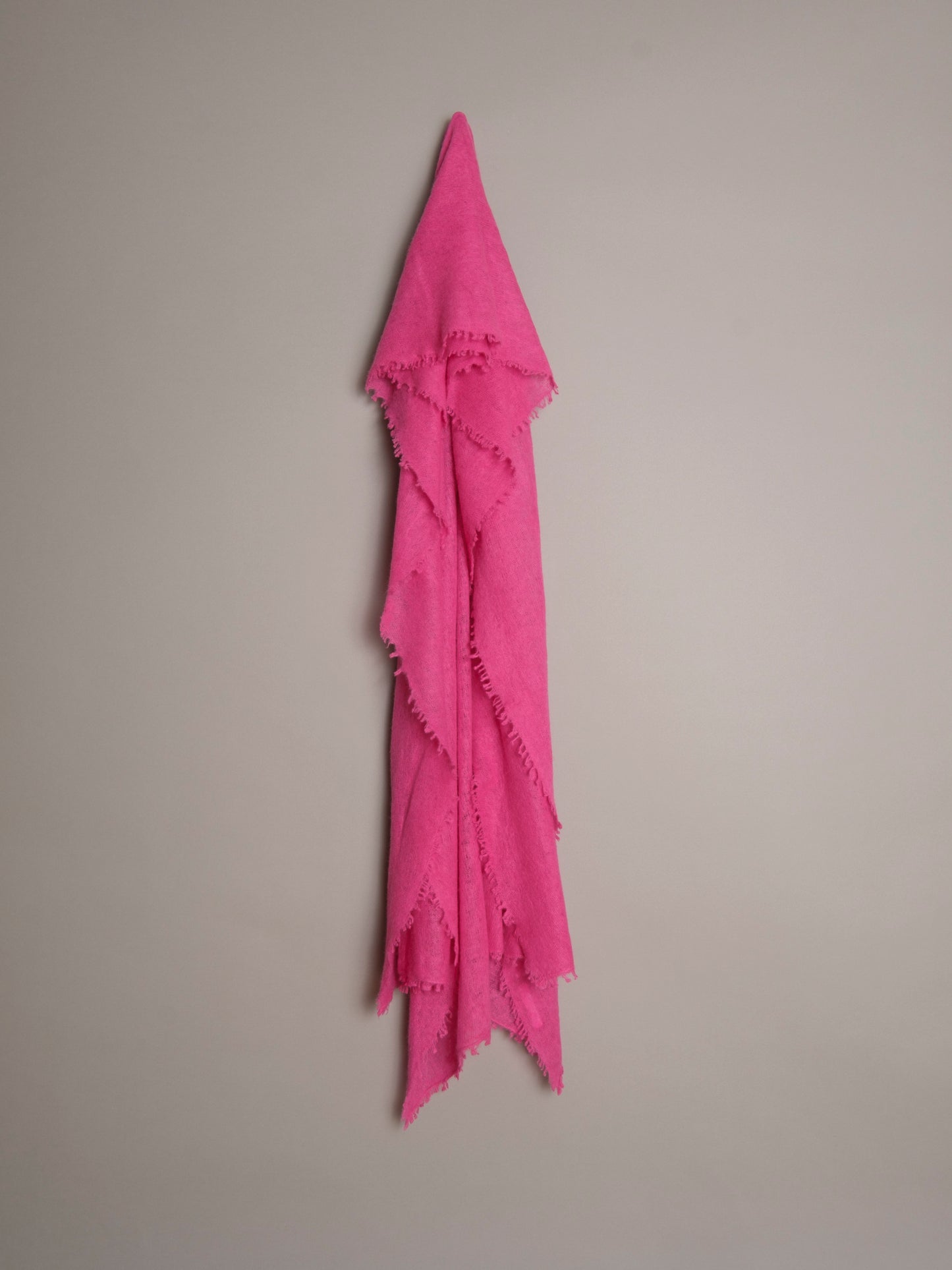 Cashmere Scarf Festival Fuchsia