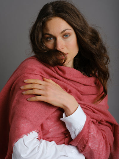 Cashmere Scarf Mineral Red