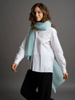 Cashmere scarf Fair Aqua