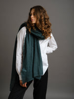 Cashmere Scarf Trekking Green