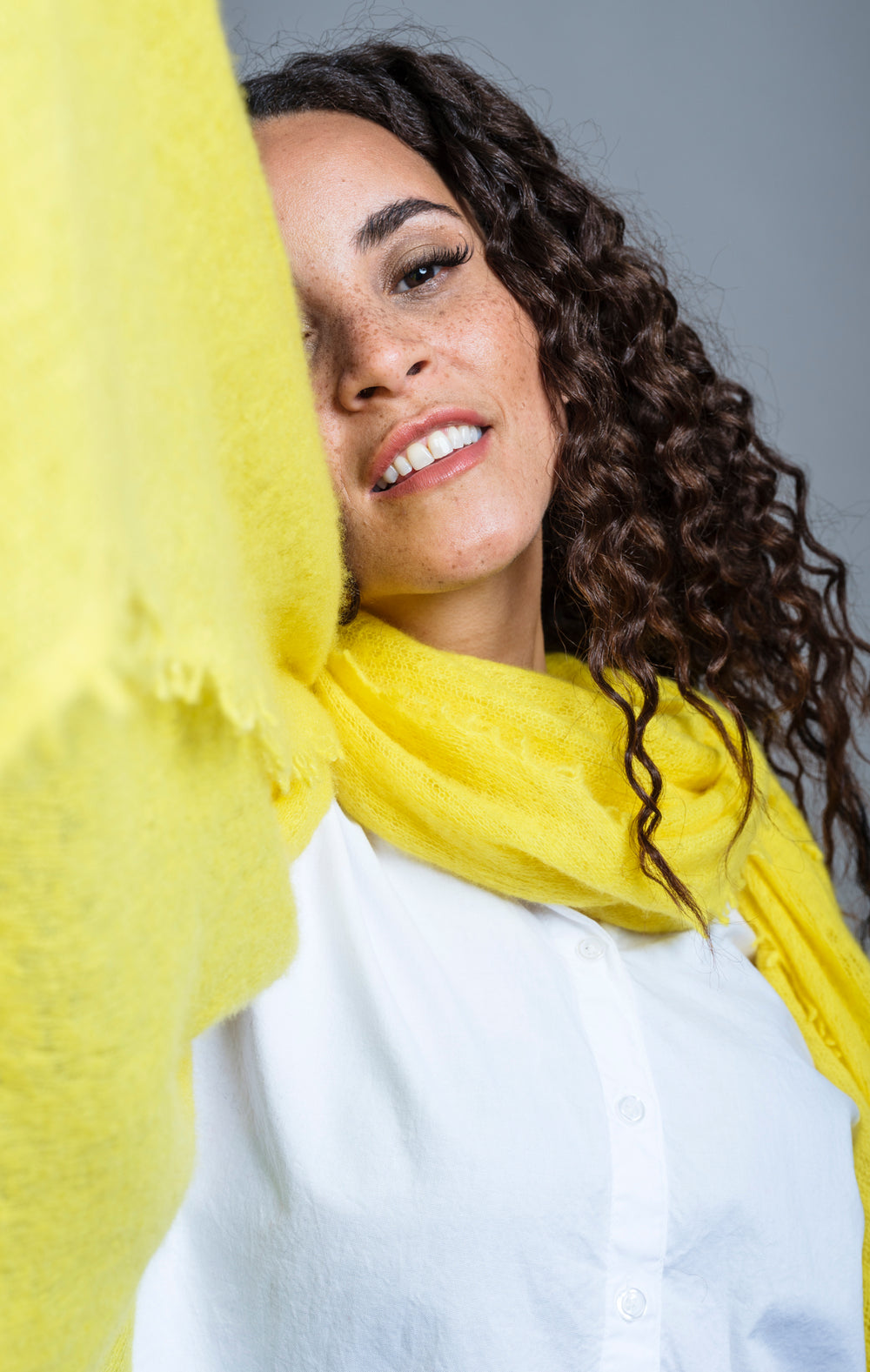 Cashmere Scarf Yellow